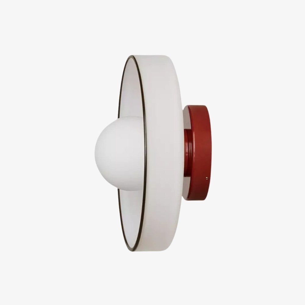 Kalo Wall Ceiling Light - Blown Glass Disc Orb Flush Mount Sconce T662