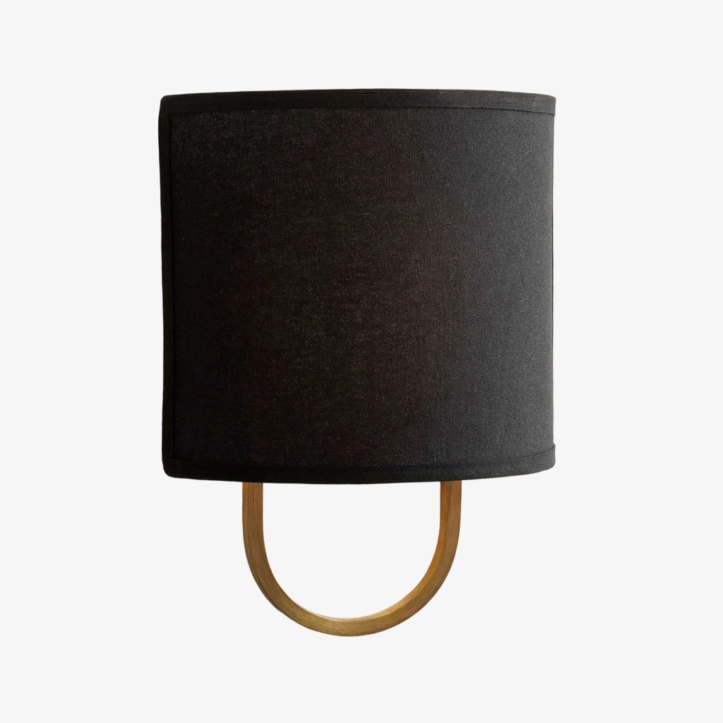 Nolvara Elegant Wall Light Featuring Soft Shade and Metal Arm T082