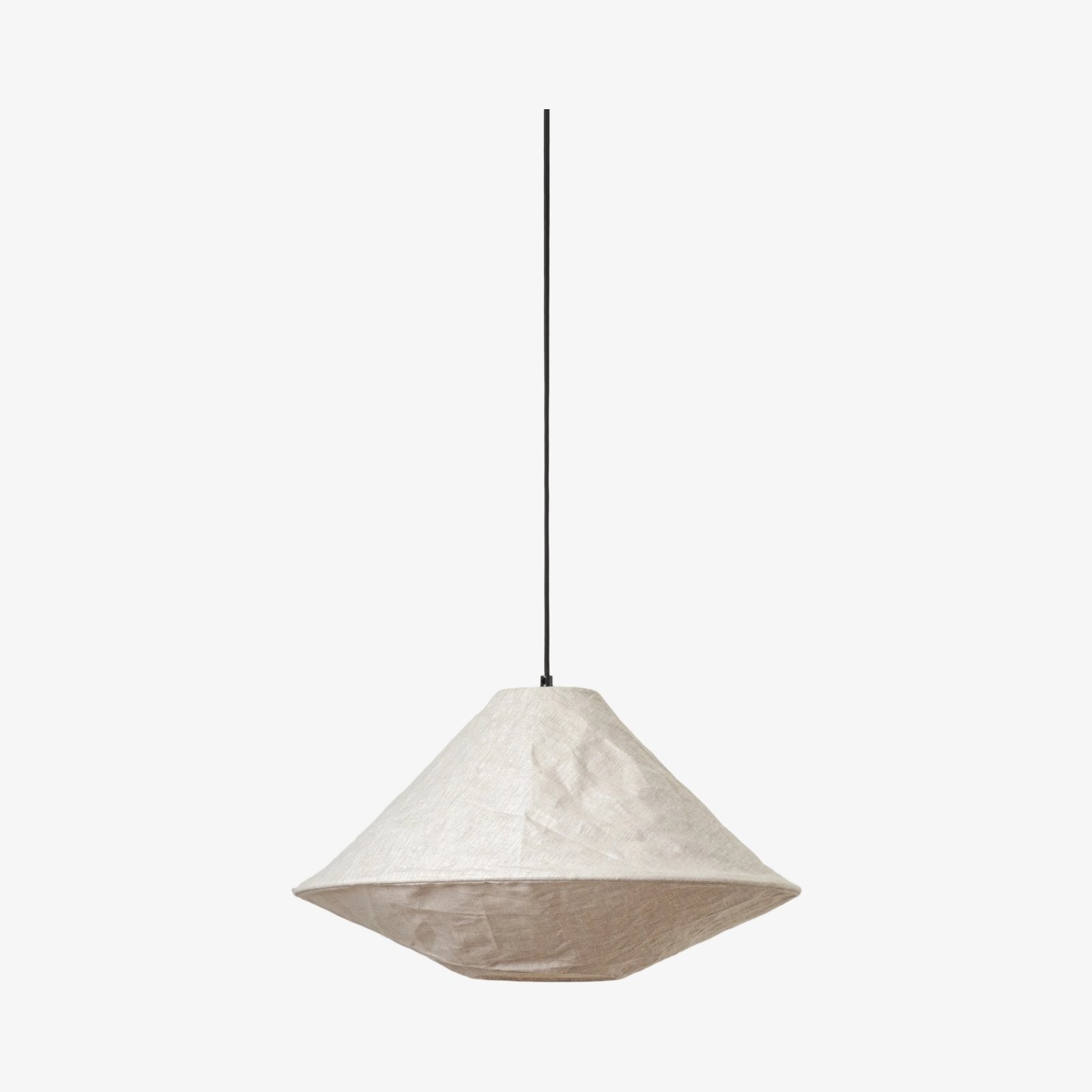 Zalen Collapsible Fabric Shade - Handcrafted Woven Pendant Light for Dining Room and Entryway Ambiance T650