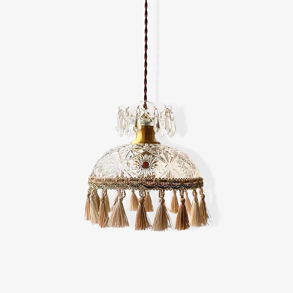 Bowl Tassel Pendant Light M491