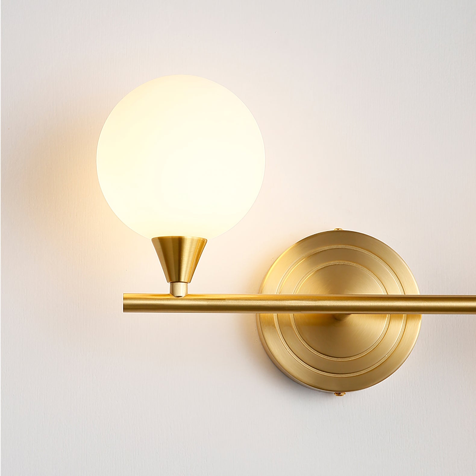 Holten Brass Armed Sconce D409
