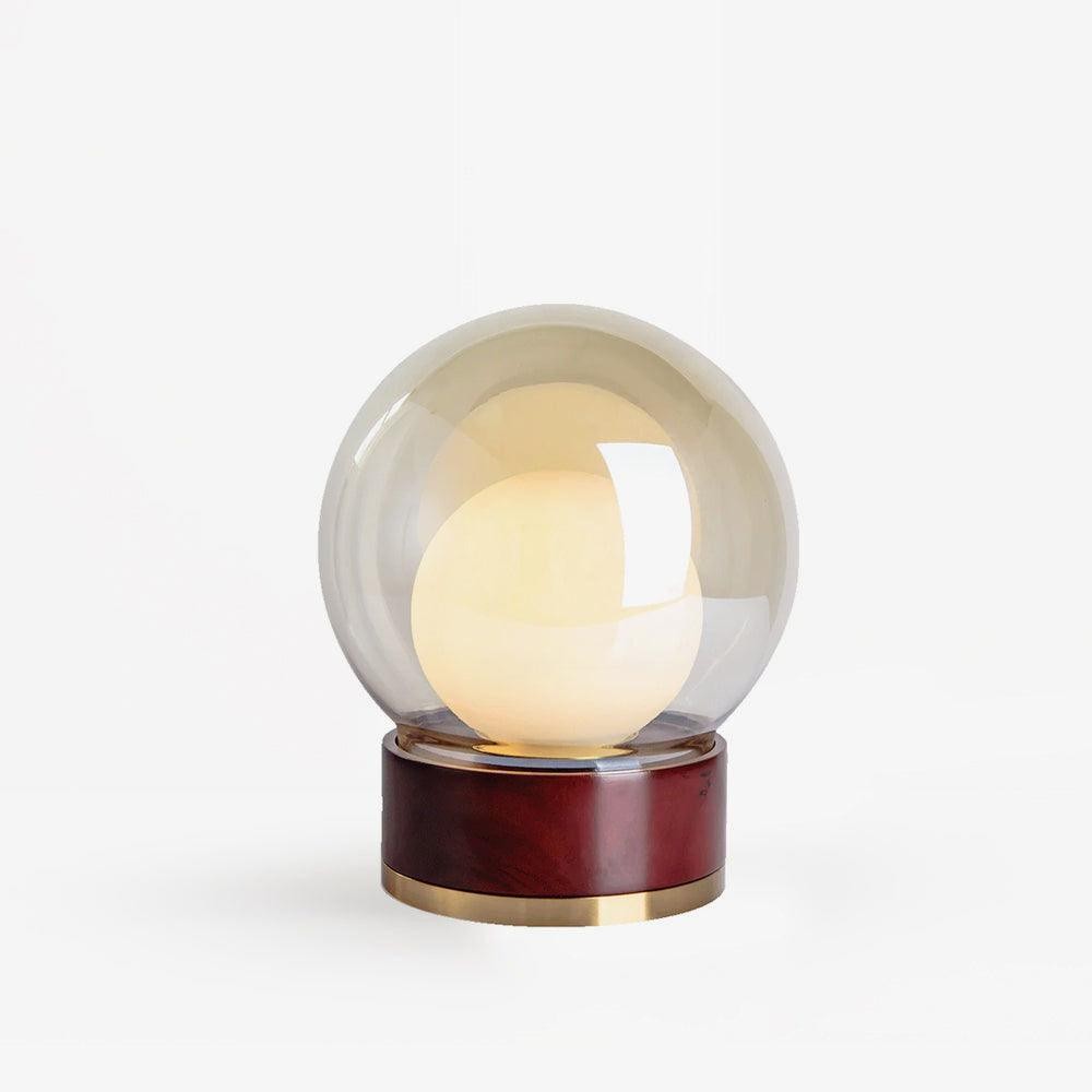 Simple Creative Wood Orb Table Lamp M527