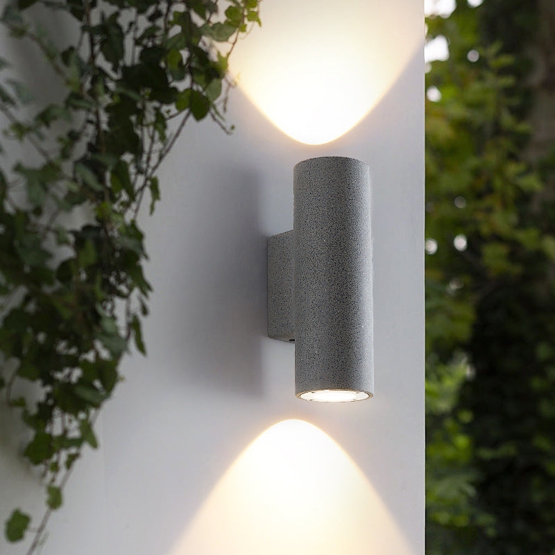 Midnight Glow Minimalist Cement Indoor Outdoor Wall Light D777