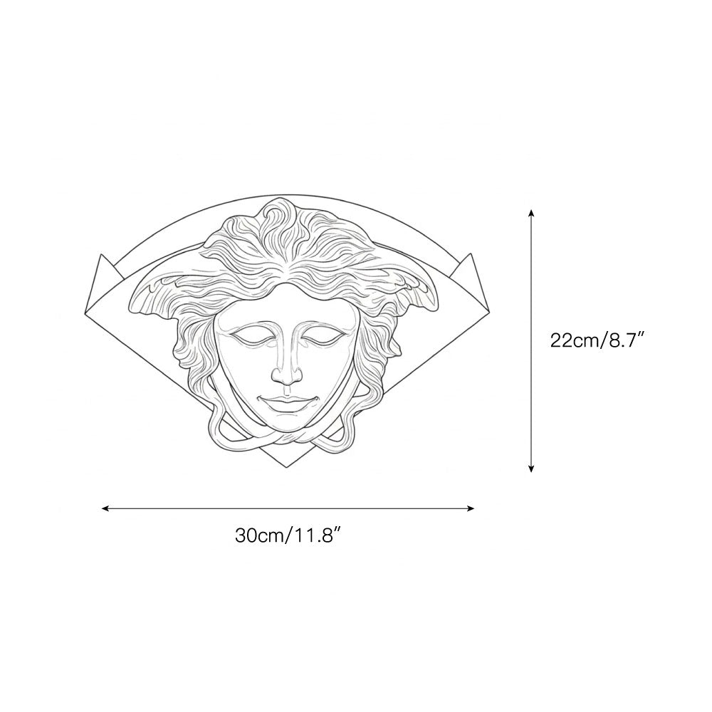 Sphinx Brass Wall Lamp D744