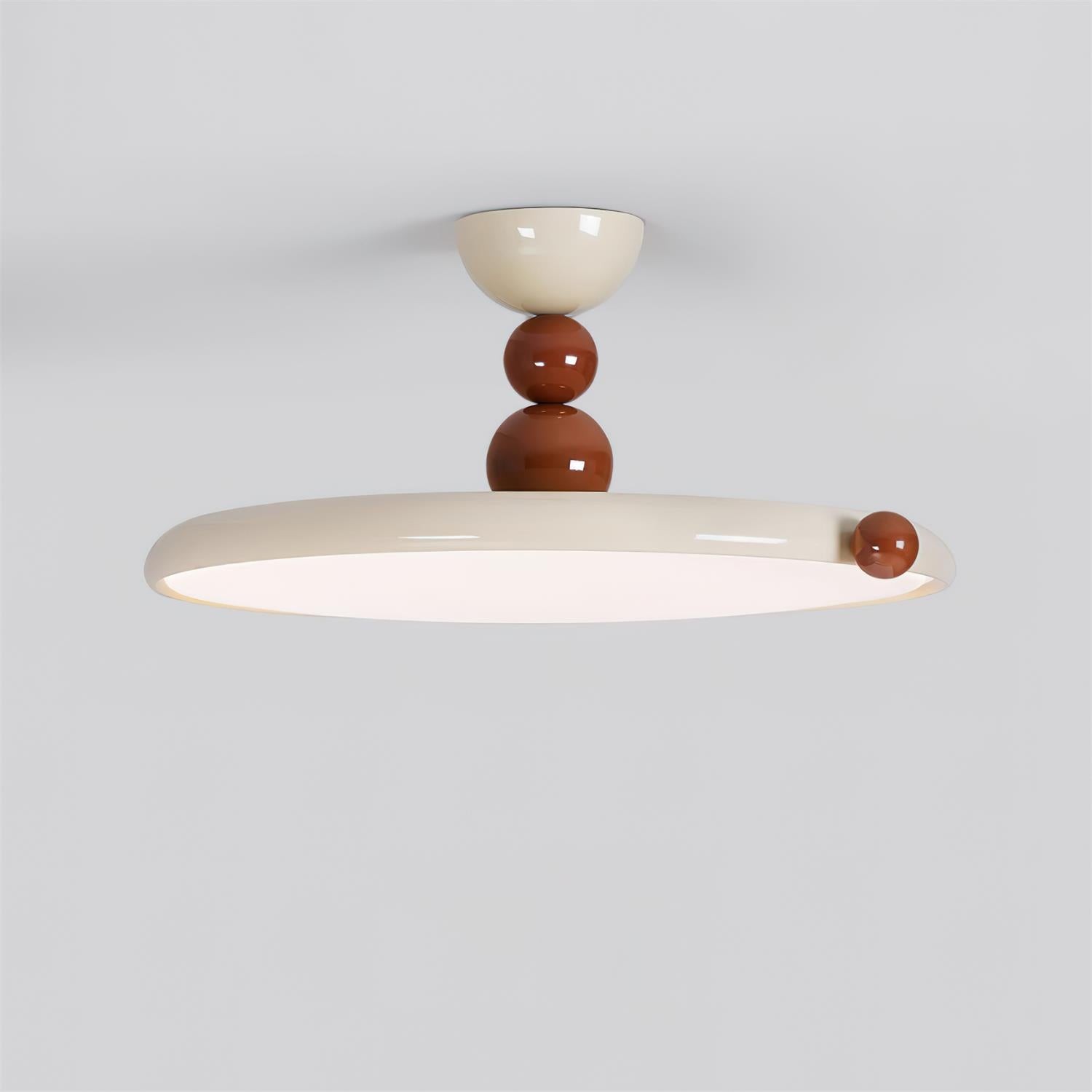 French Style Retro Round Flying Disc Ceiling Lamp M235