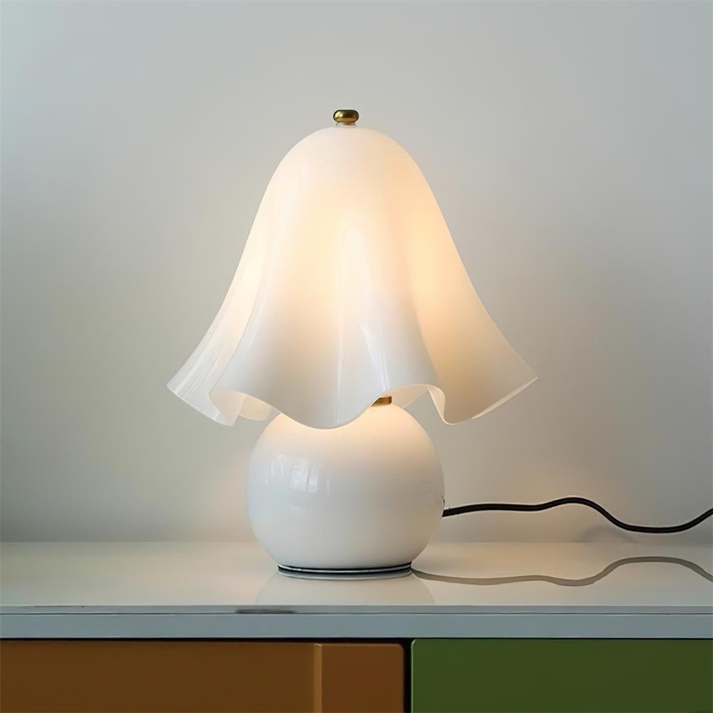 Bellina Decorative Table Lamp - Sculptural Bell Flower Shape T281