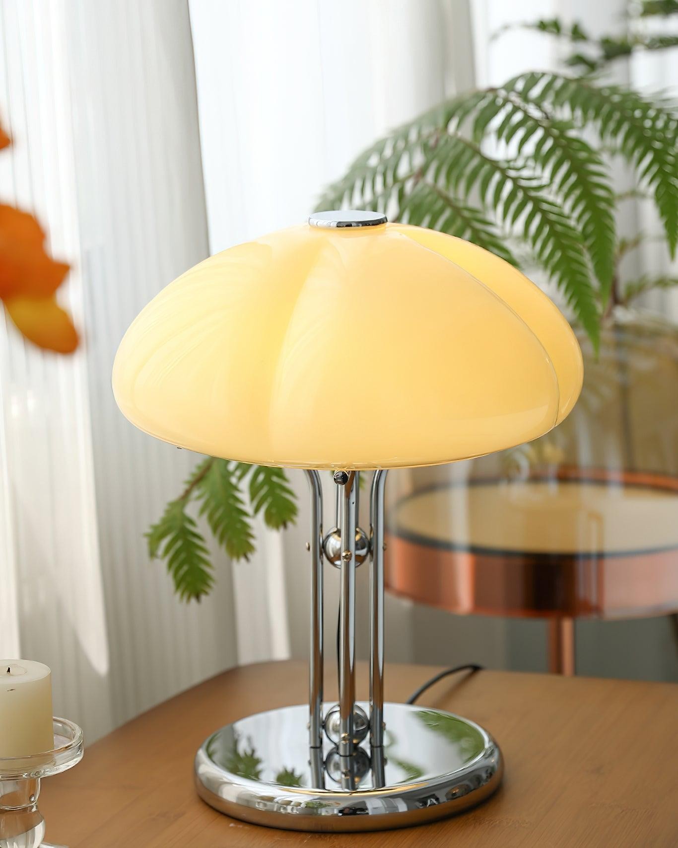 High-Grade Bedroom Bedside Mushroom Glass Table Lamp M277