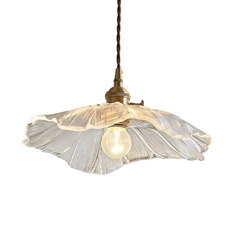 Tiffany Lotus Glass Pendant Light S55
