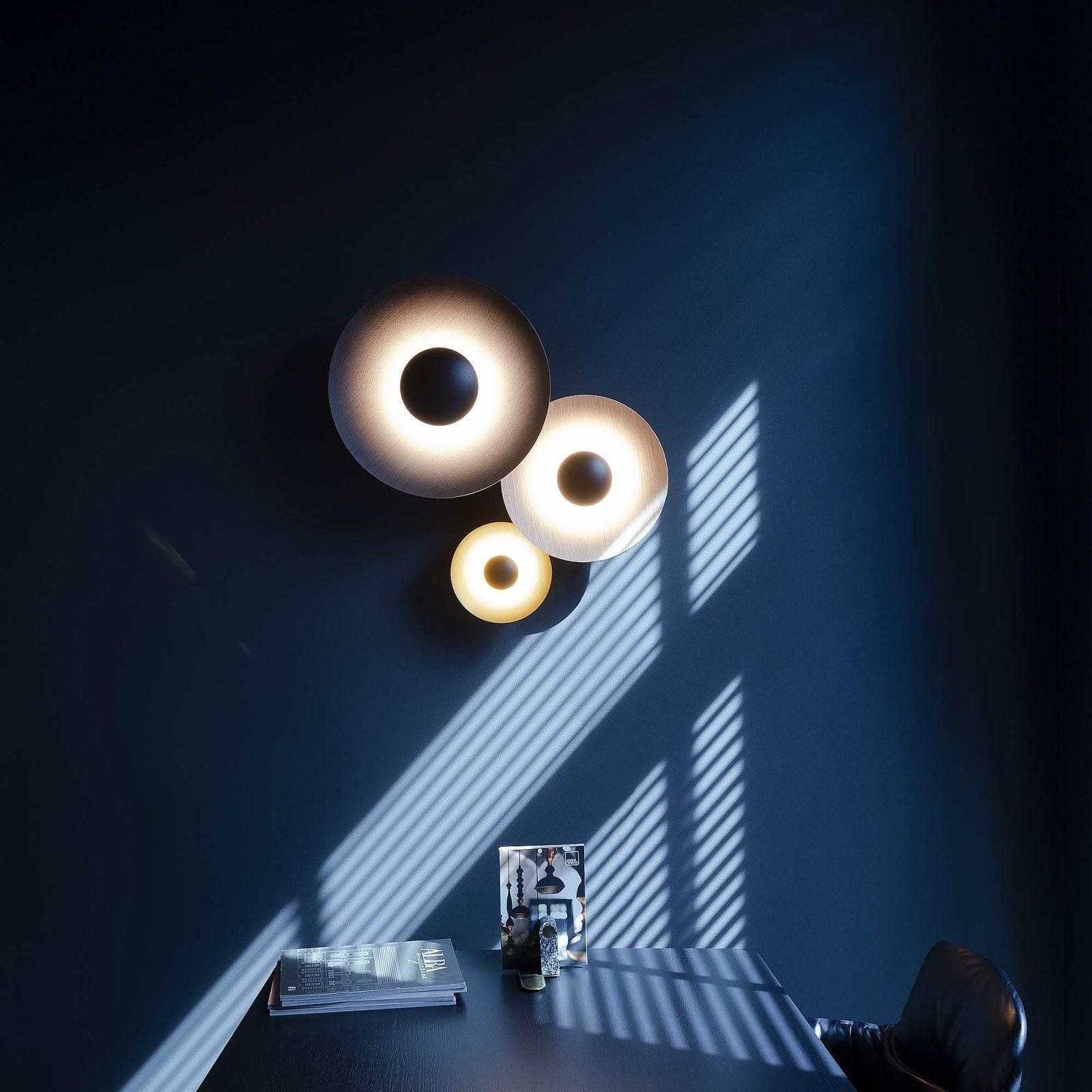 Simplicity Round Ginger Glow Wall Light S188