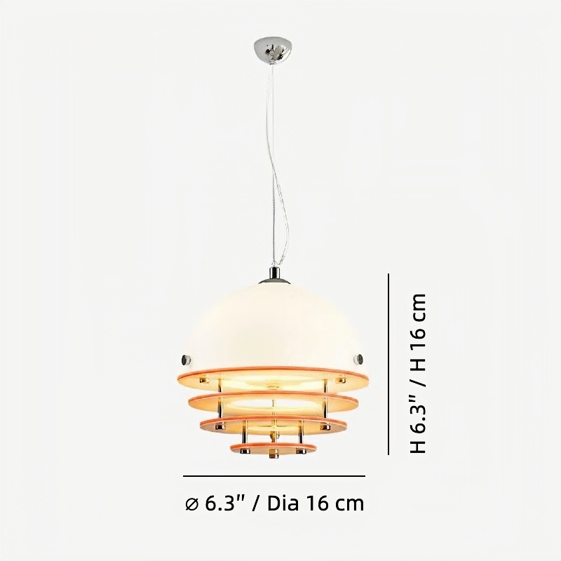 Lampa wisząca Afterglow o mniejszym rozmiarze, grafika