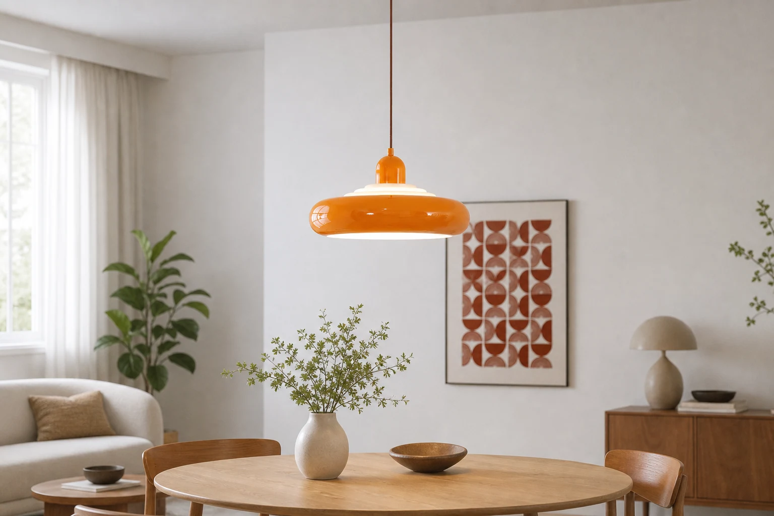 Lampa wisząca M488 pokazana w scenie lifestylowej