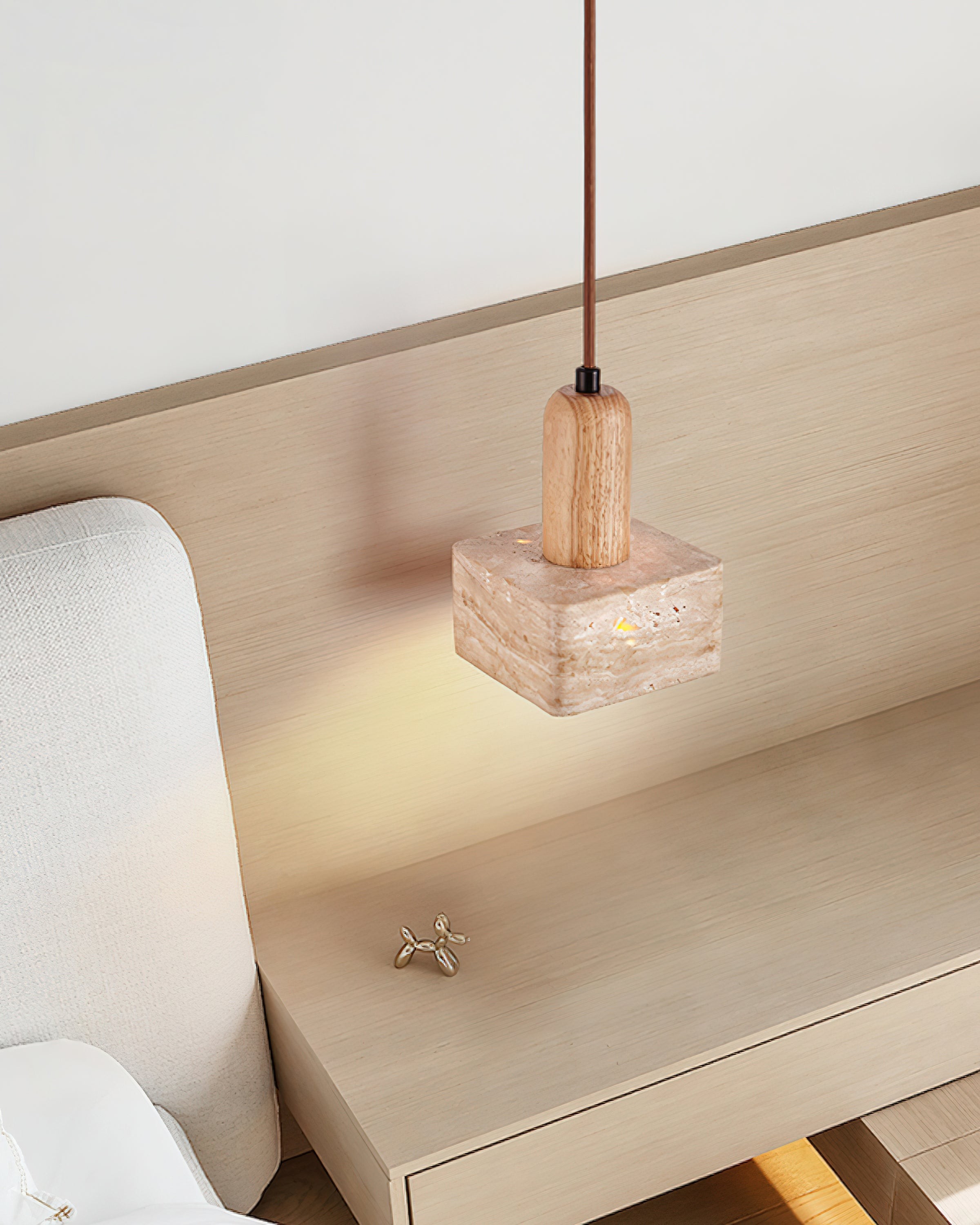 Simple Elegant Square Rectangular Pendant Lamp M195