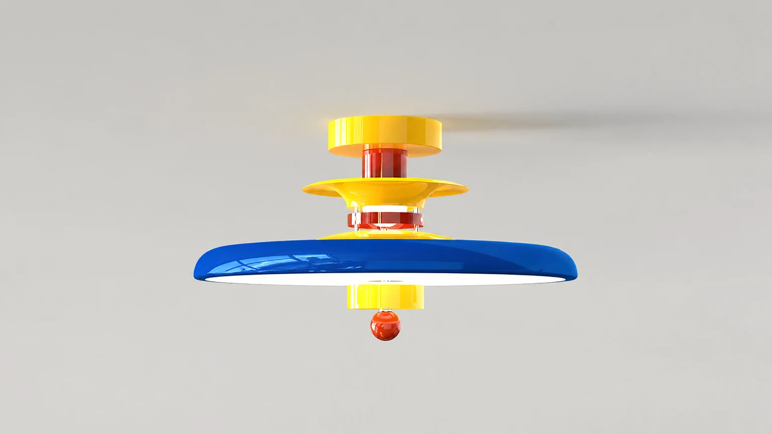 Lampa sufitowa Saturn Pop D225 w aranżacji pokoju