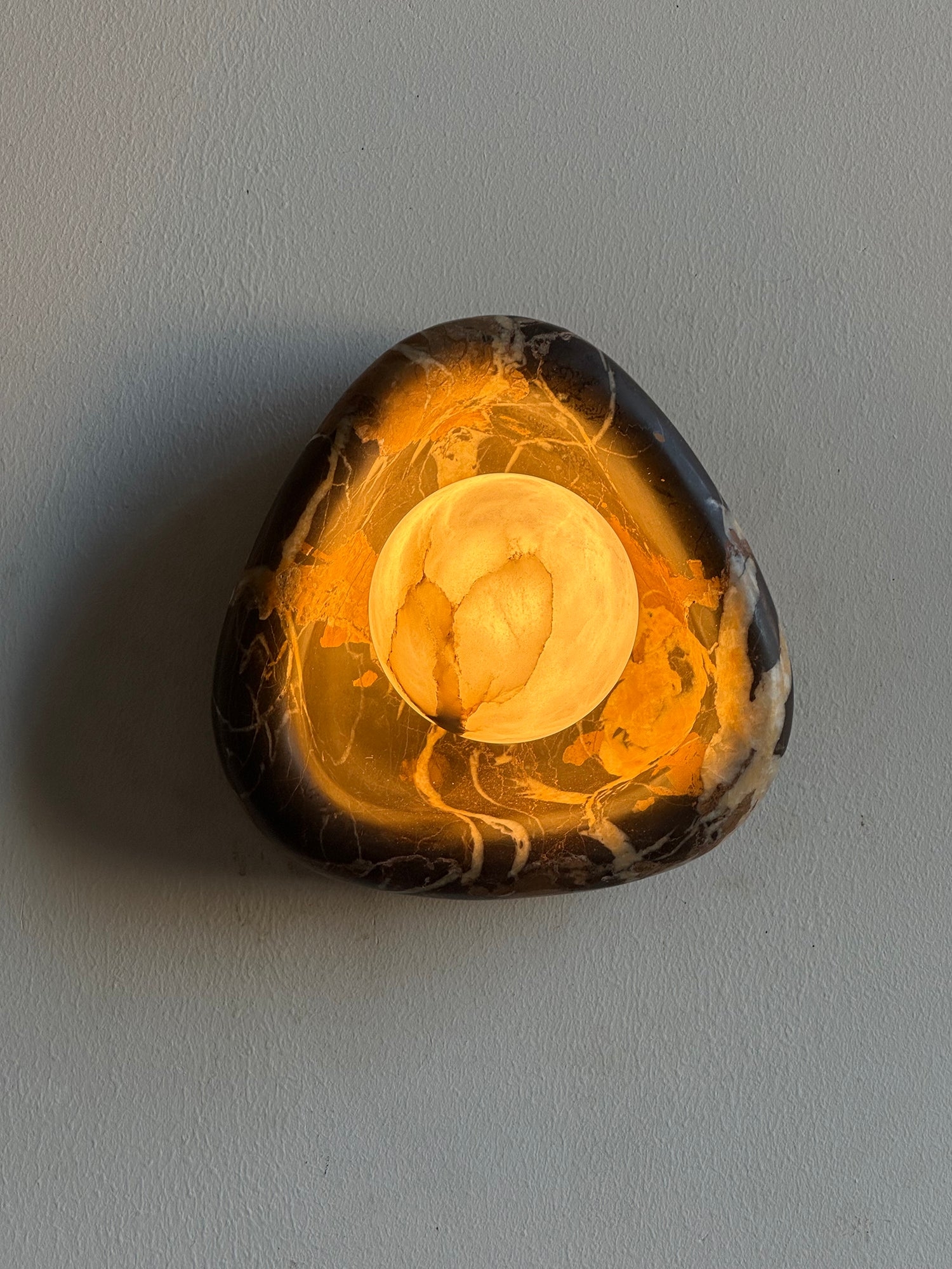 Black Pearl Marble Wall Lamp D651