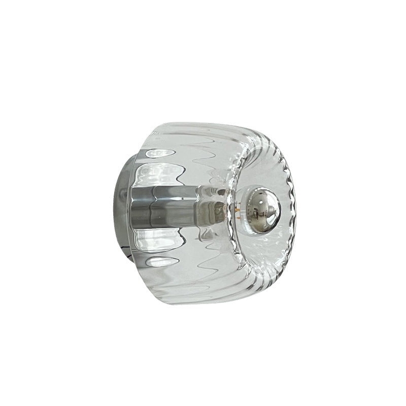 Clara Rays Contemporary Brass Glass Ceiling Light D951