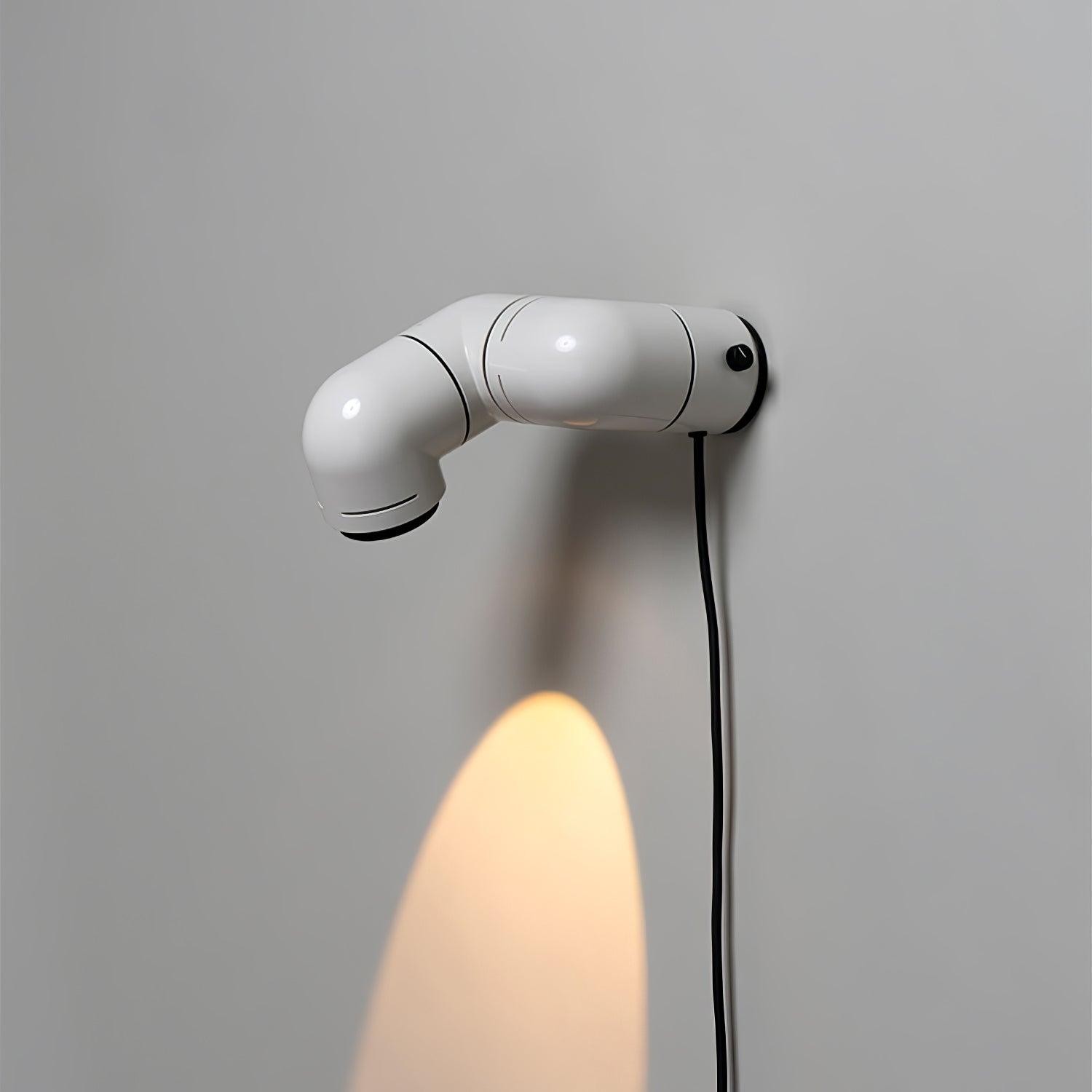Red Tubular Table Lamp Suitable For Bedroom M20