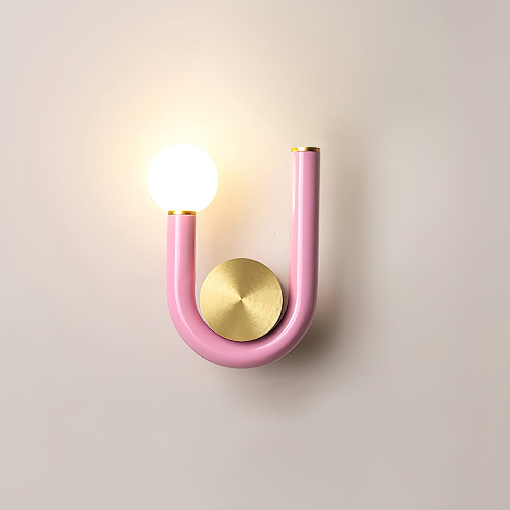 Creative U Shaped Double Head Wall Lamp M192