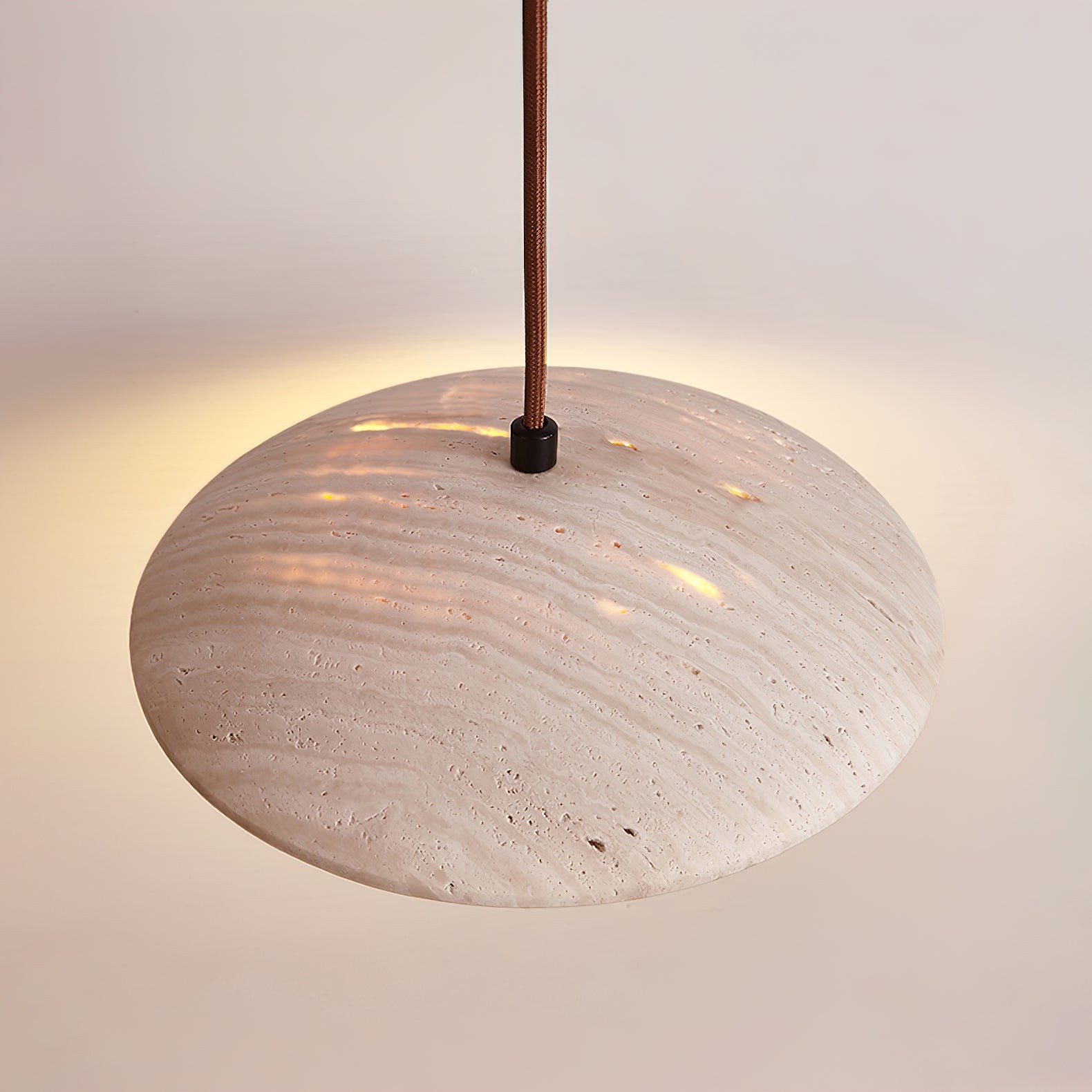 Cream Style Wood Pendant Lamp M422
