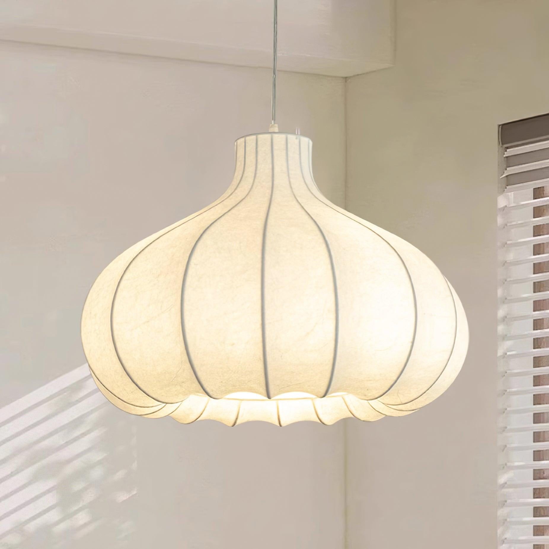 Onion Bubble Silk Pendant Lamp M537
