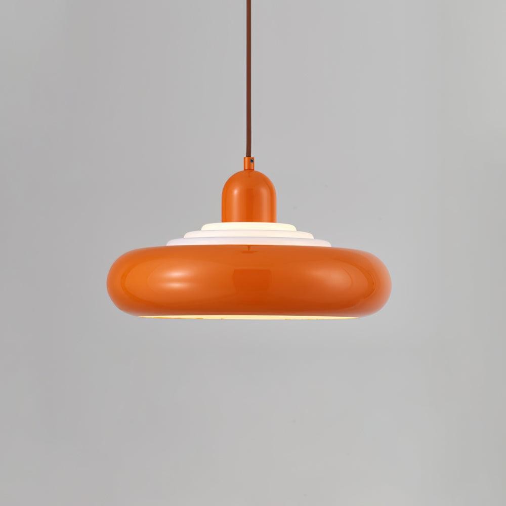 Multi-tiered Round Tower Cream Color Pendant Lamp M488