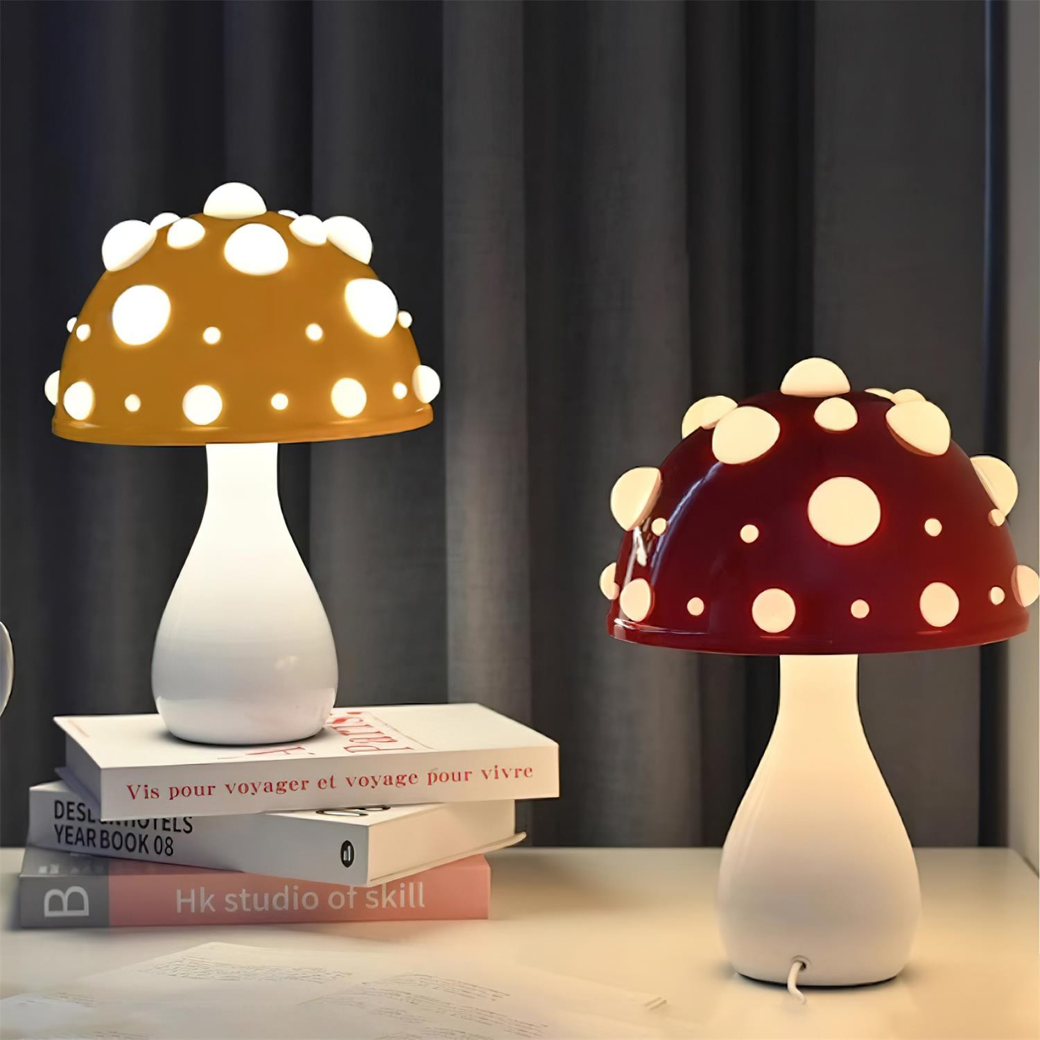 Poisonous Mushrooms Table Lamp M216