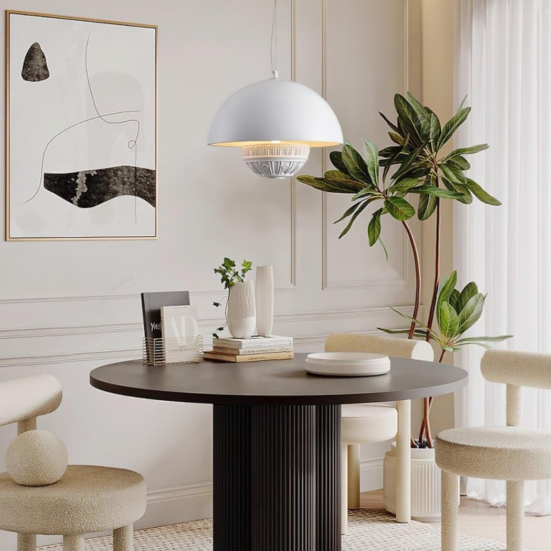 Semi Circular Metal Pendant Lamp M345