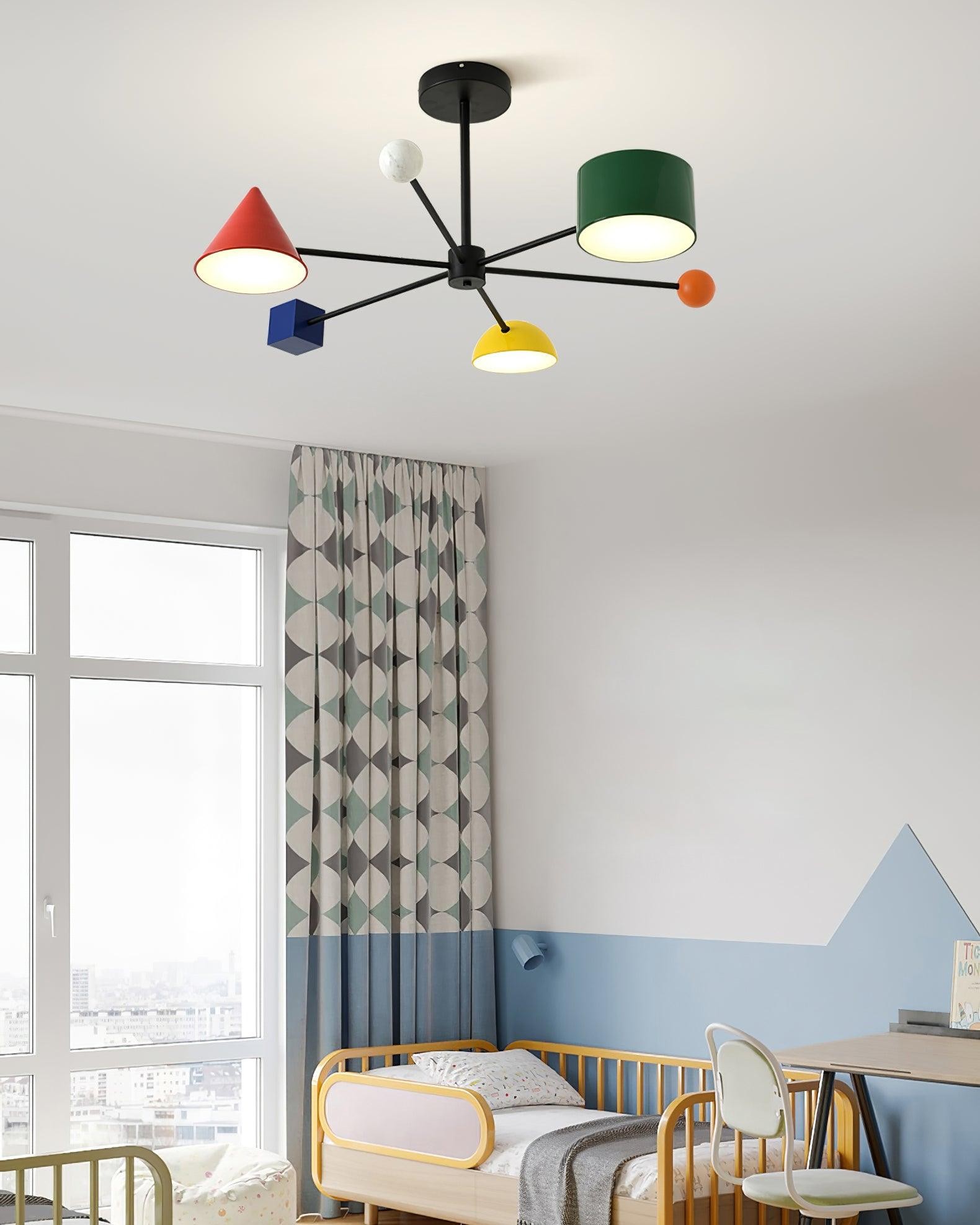 Geometric Colorful Ceiling Light M377