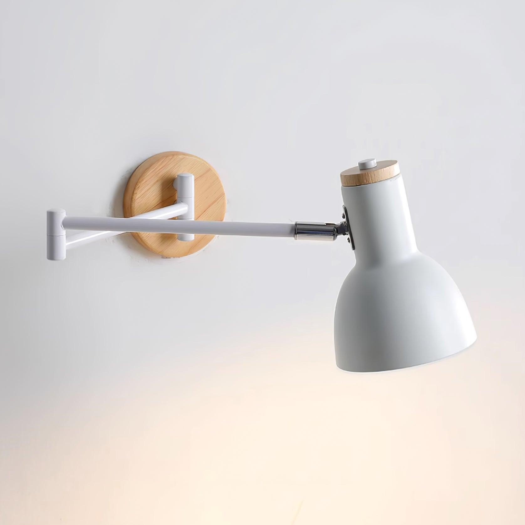 Wooden Adjustable Wall Lamp M394