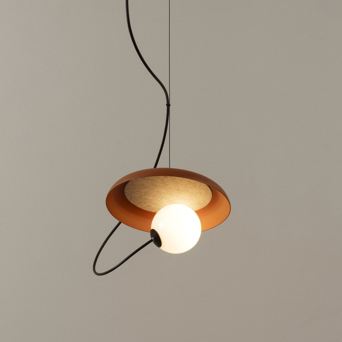 Acoustic Disc Pendant Lamp D448