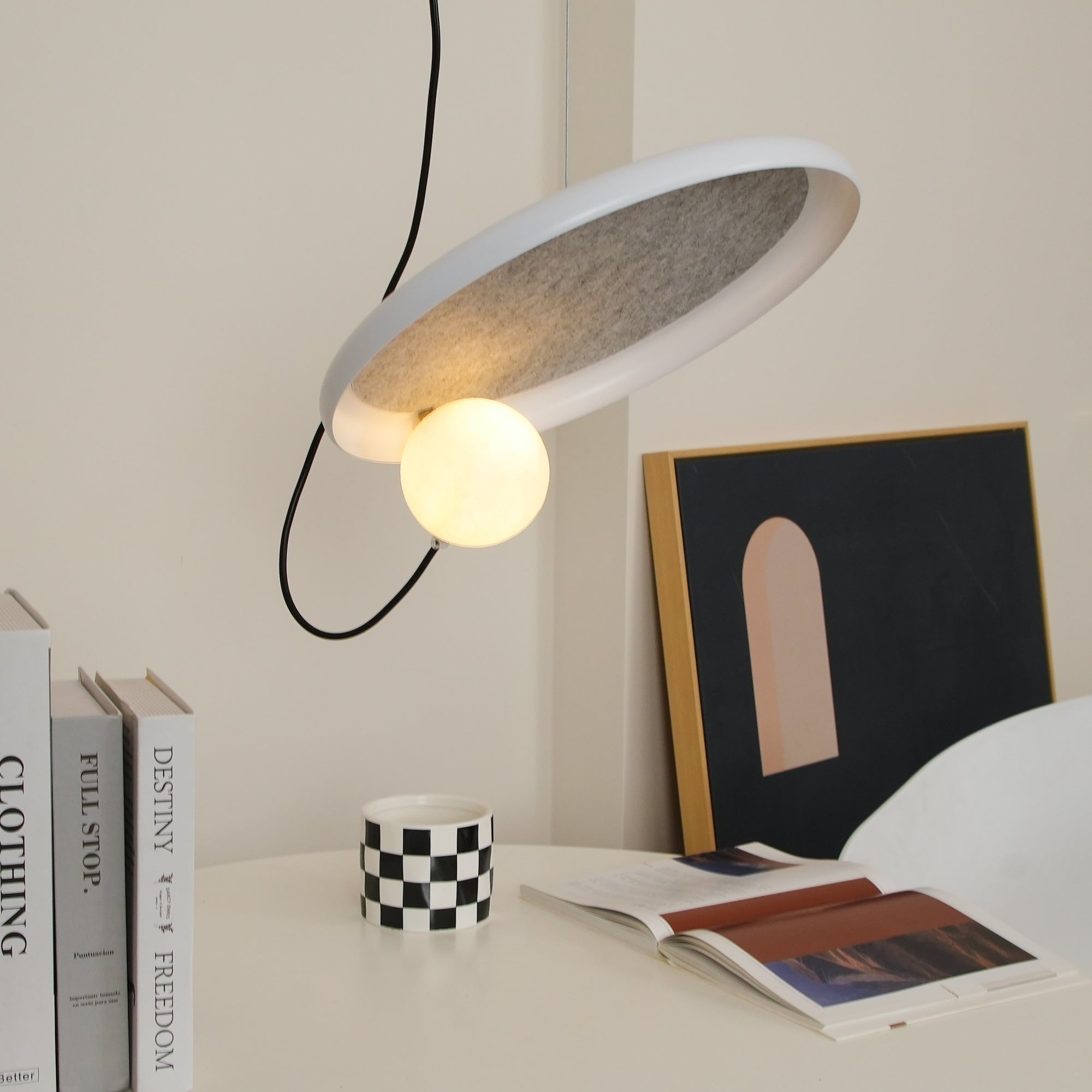Acoustic Disc Pendant Lamp D448