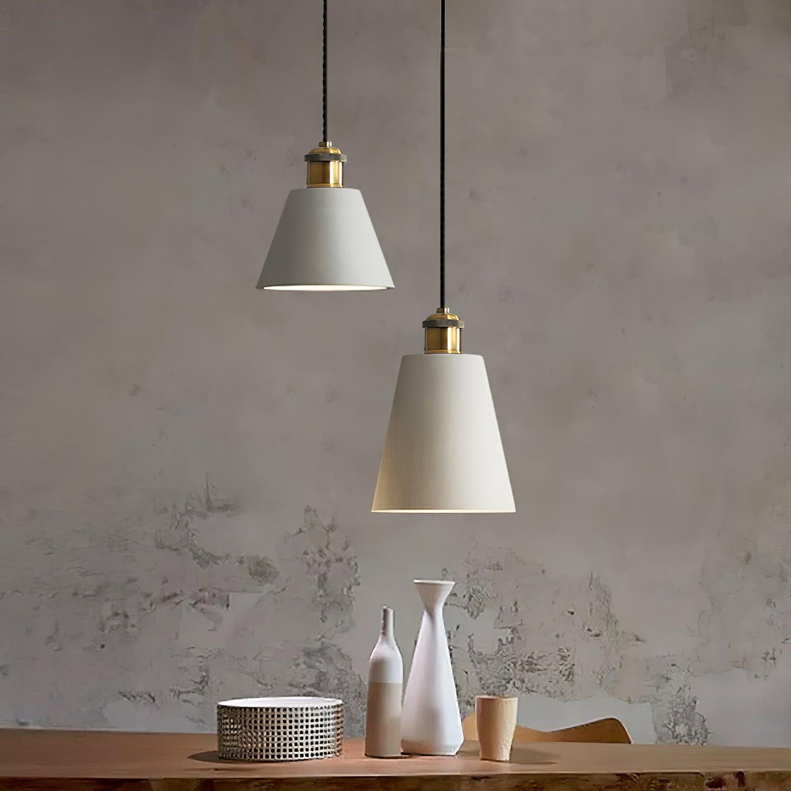 Modern Resin Geometric Pendant Lamp M432