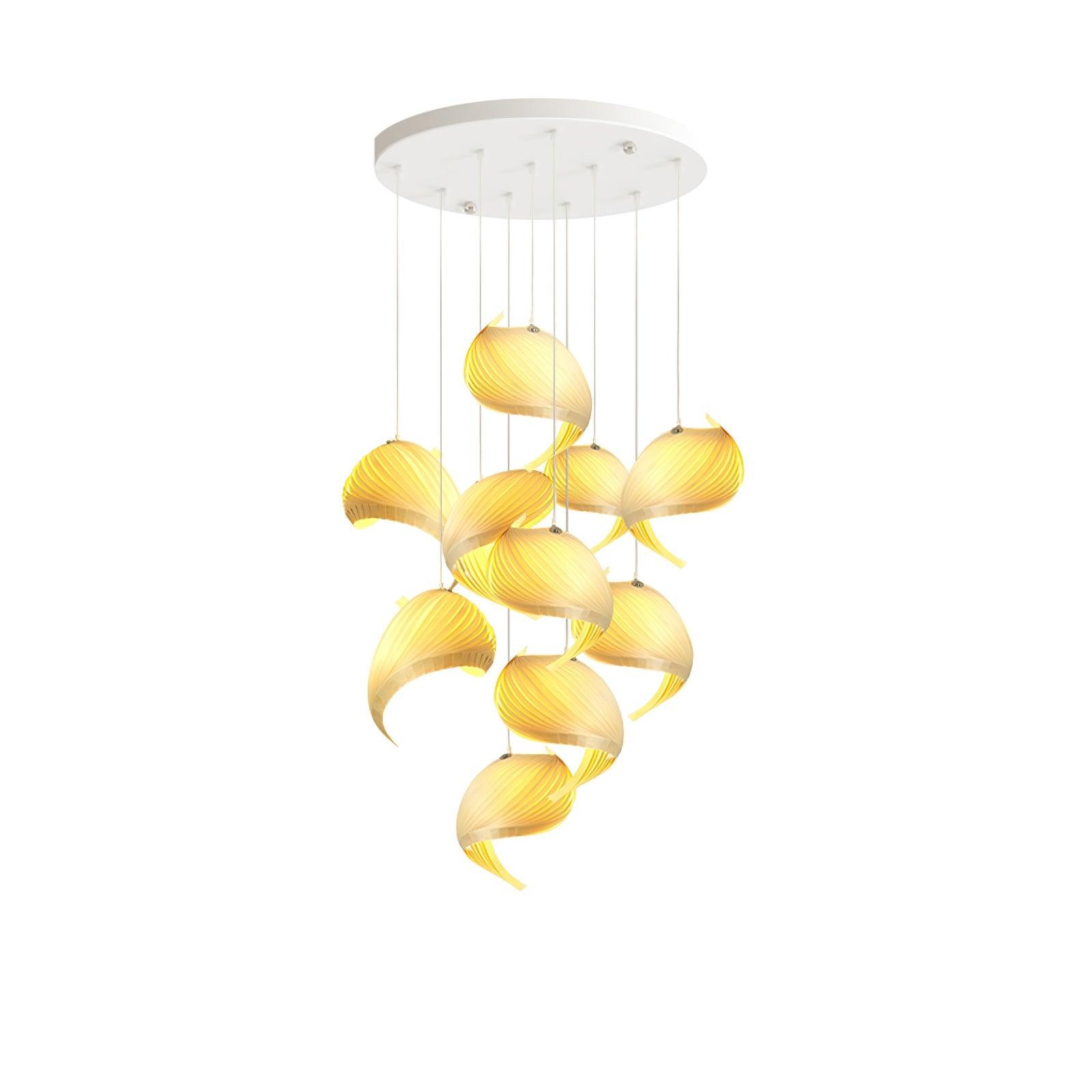 Creative Wooden Nautilus Shell Pendant Light S170