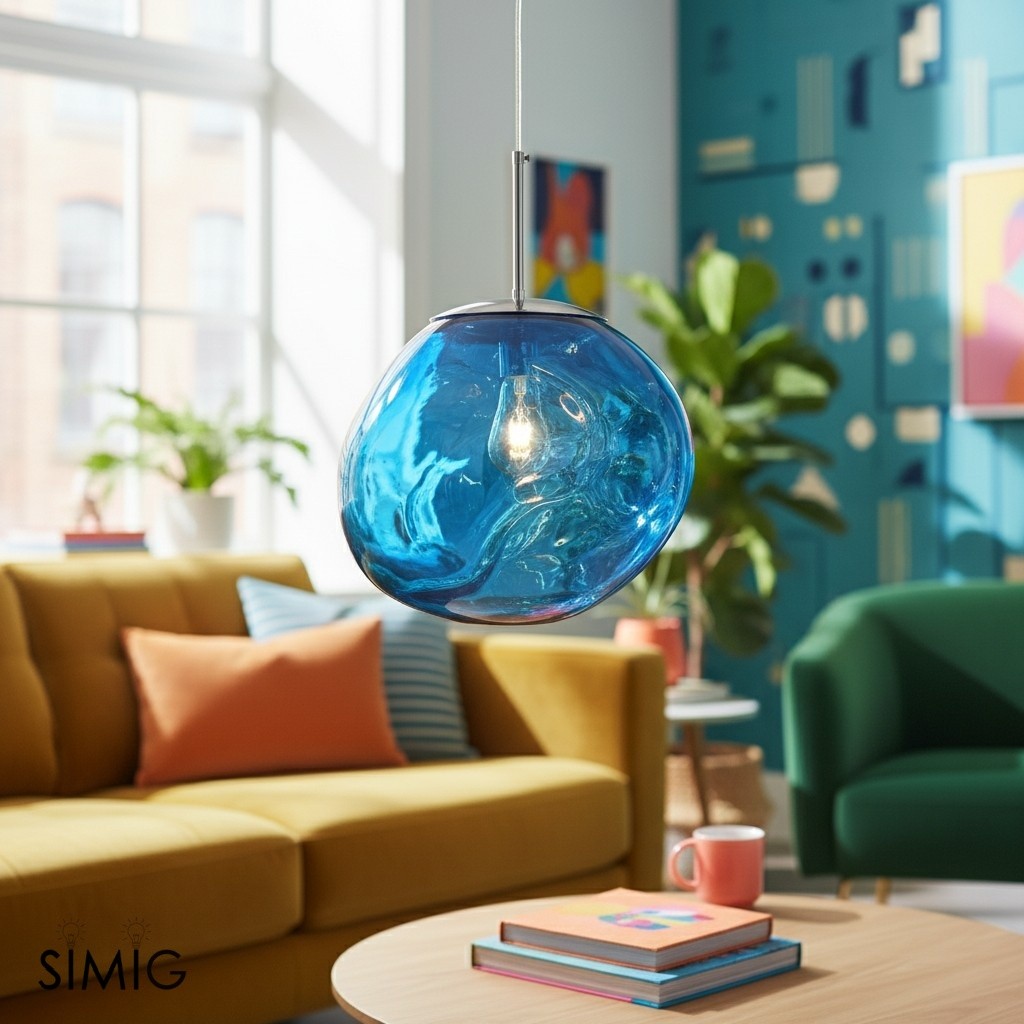 Dynamic Surface Glass Pendant Light S10