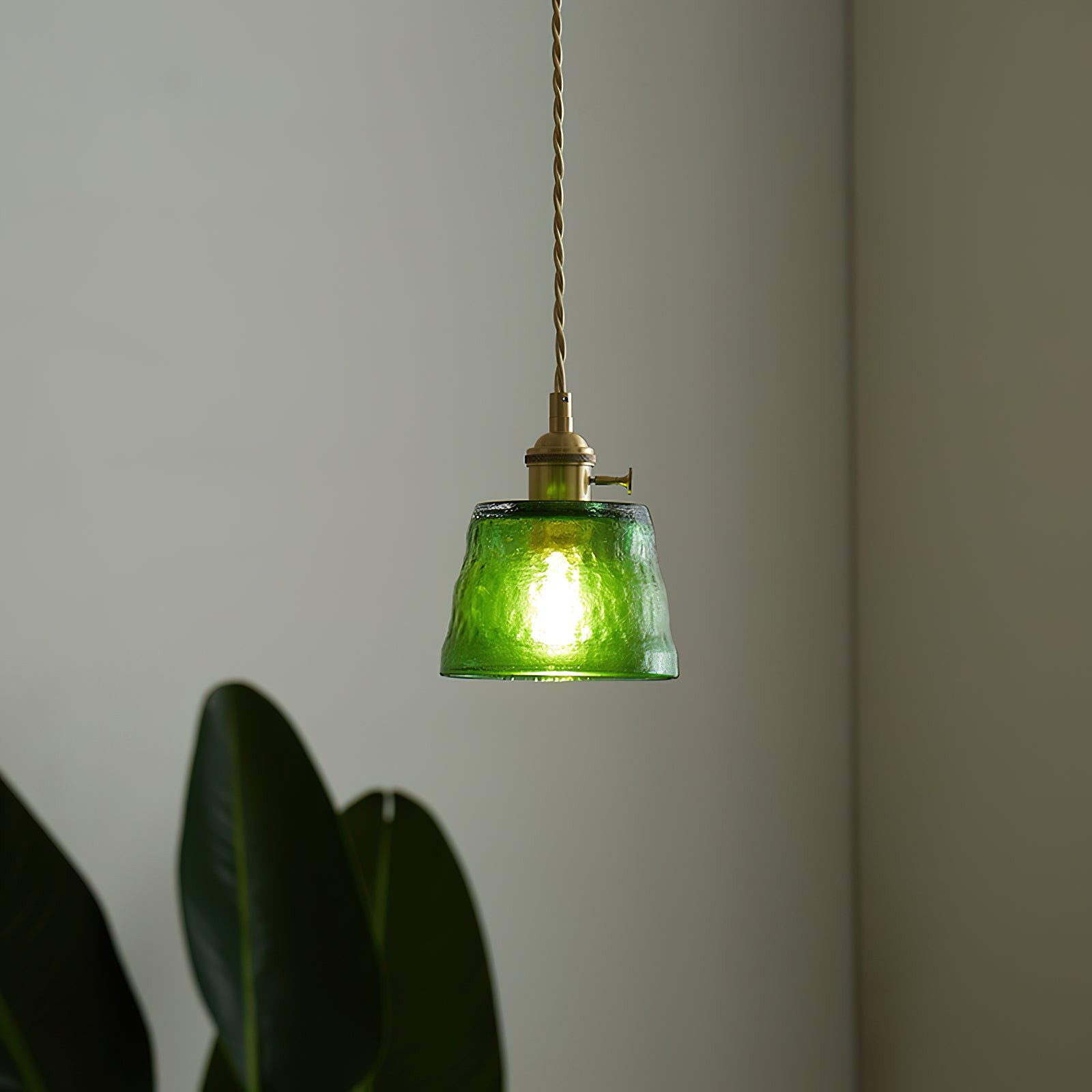 Retro Small Cup Glass Pendant Lamp M276