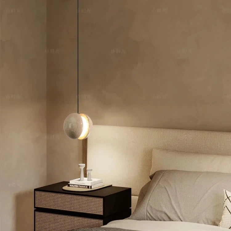 Travertine Lunar Chandelier D918