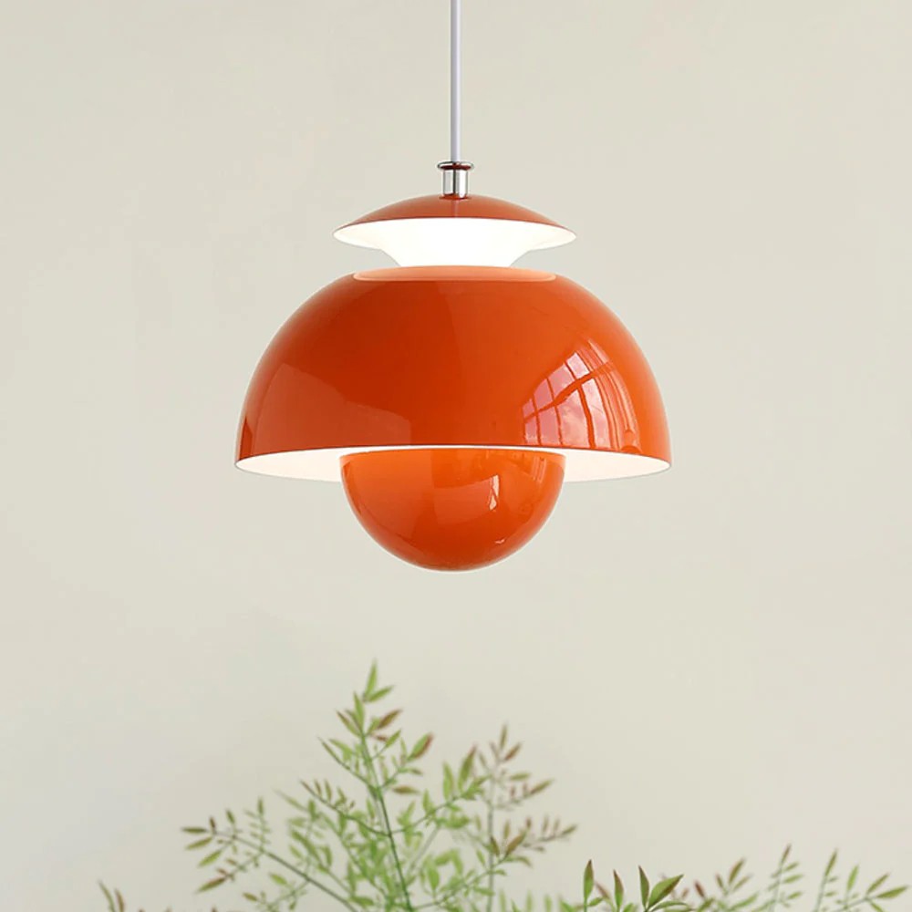 Modern Flower Bud Metal Pendant Light S88