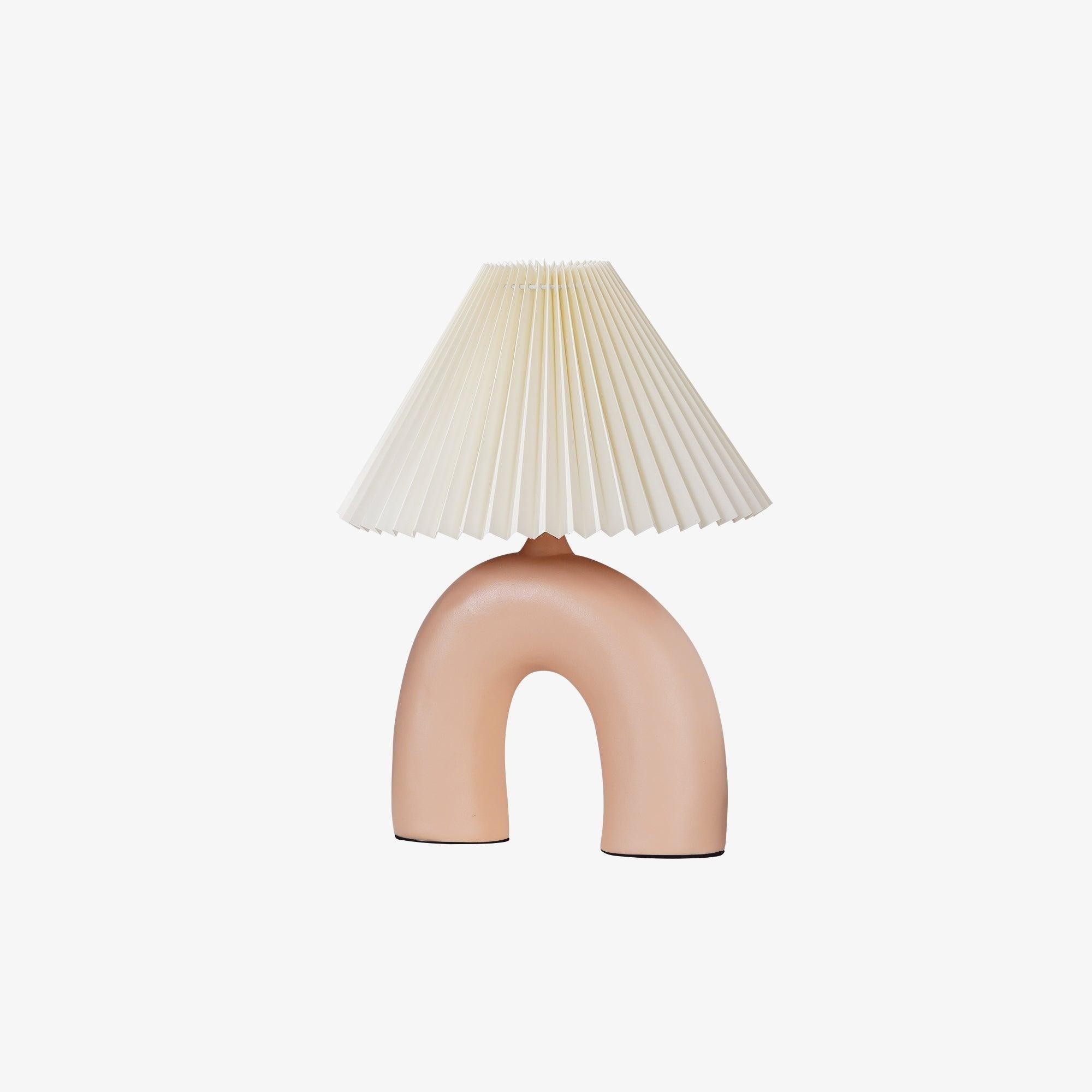 Arched Pleated Table Lamp M495