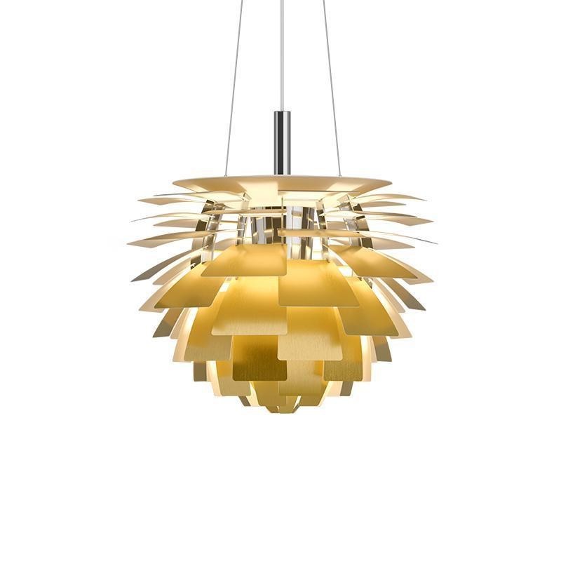 Modern Sculptural Layered Pendant Light