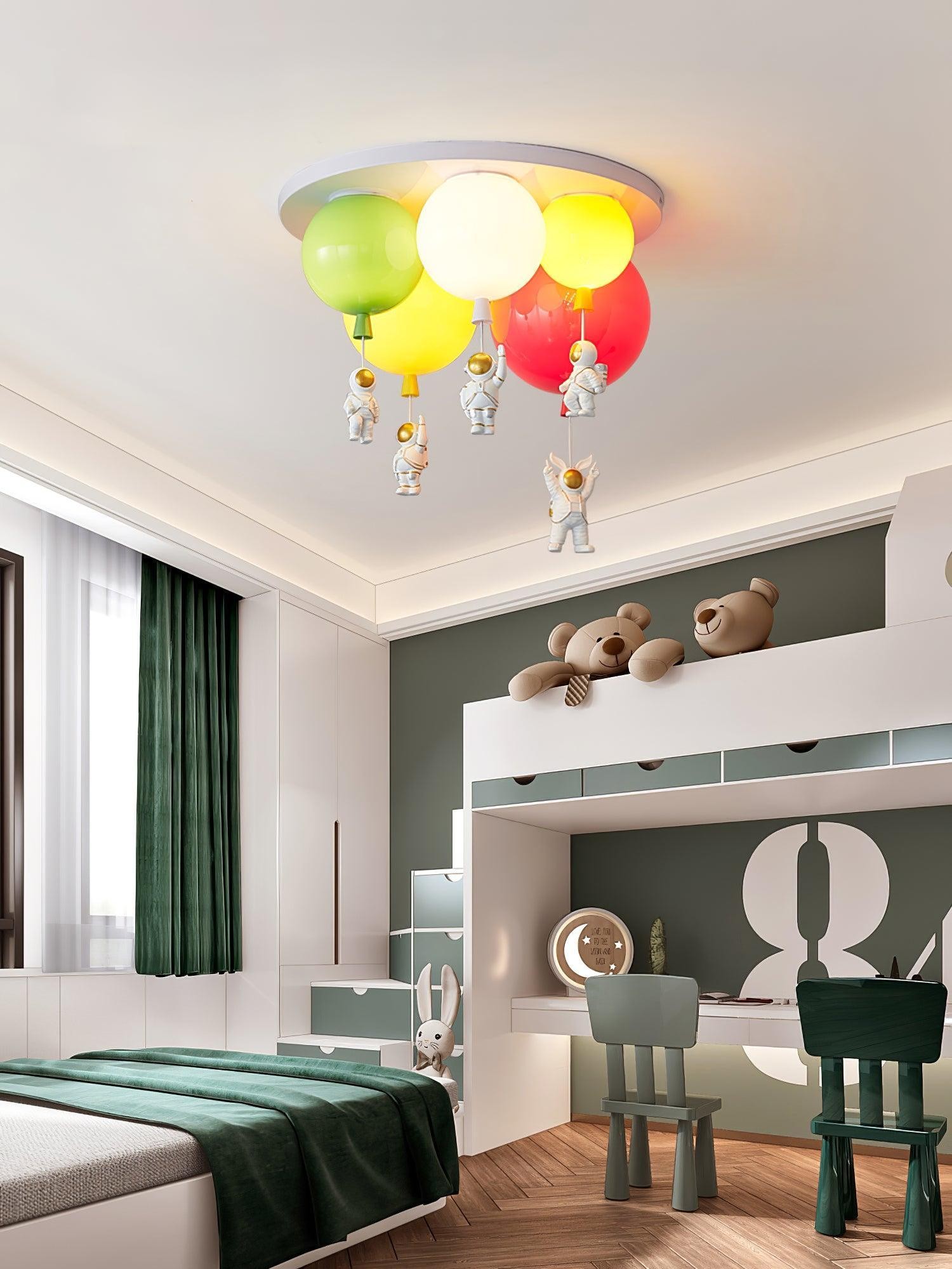 Astronaut Glossy Balloon Ceiling Lamp M494