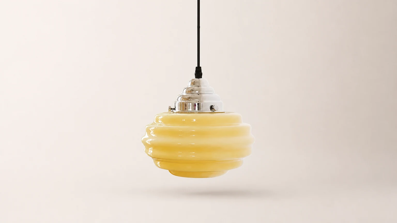 Lampa wisząca Gelato D136 pokazana w ciepłym pomieszczeniu