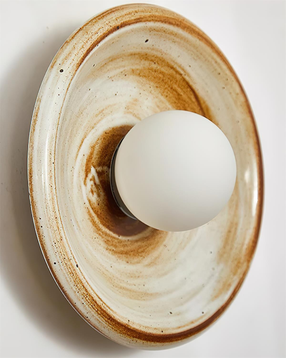 Round Ceramic Track Wall Lamp M223