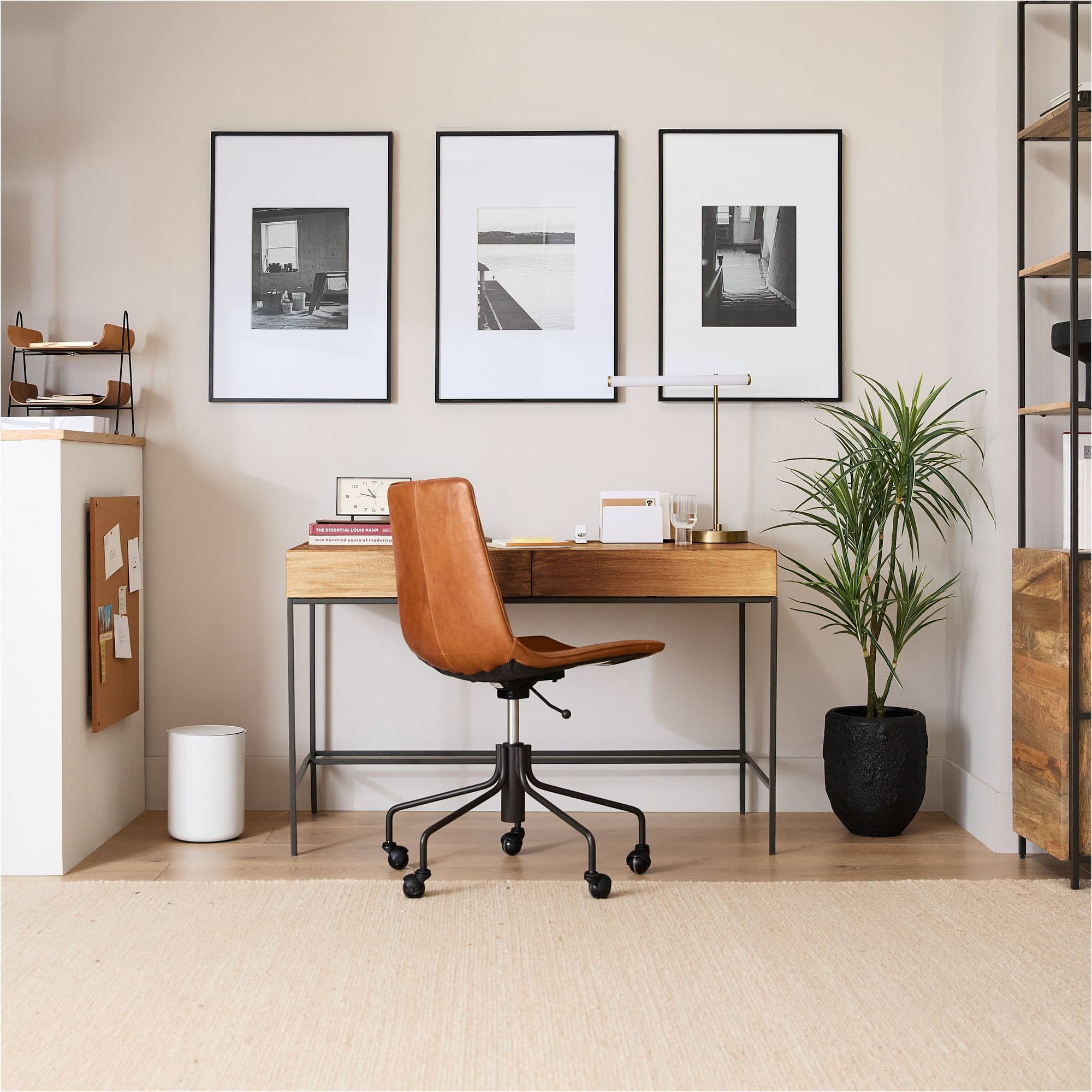 Voro Modern LED USB Table Lamp - Sleek Metal Desk & Bedside Lighting T170