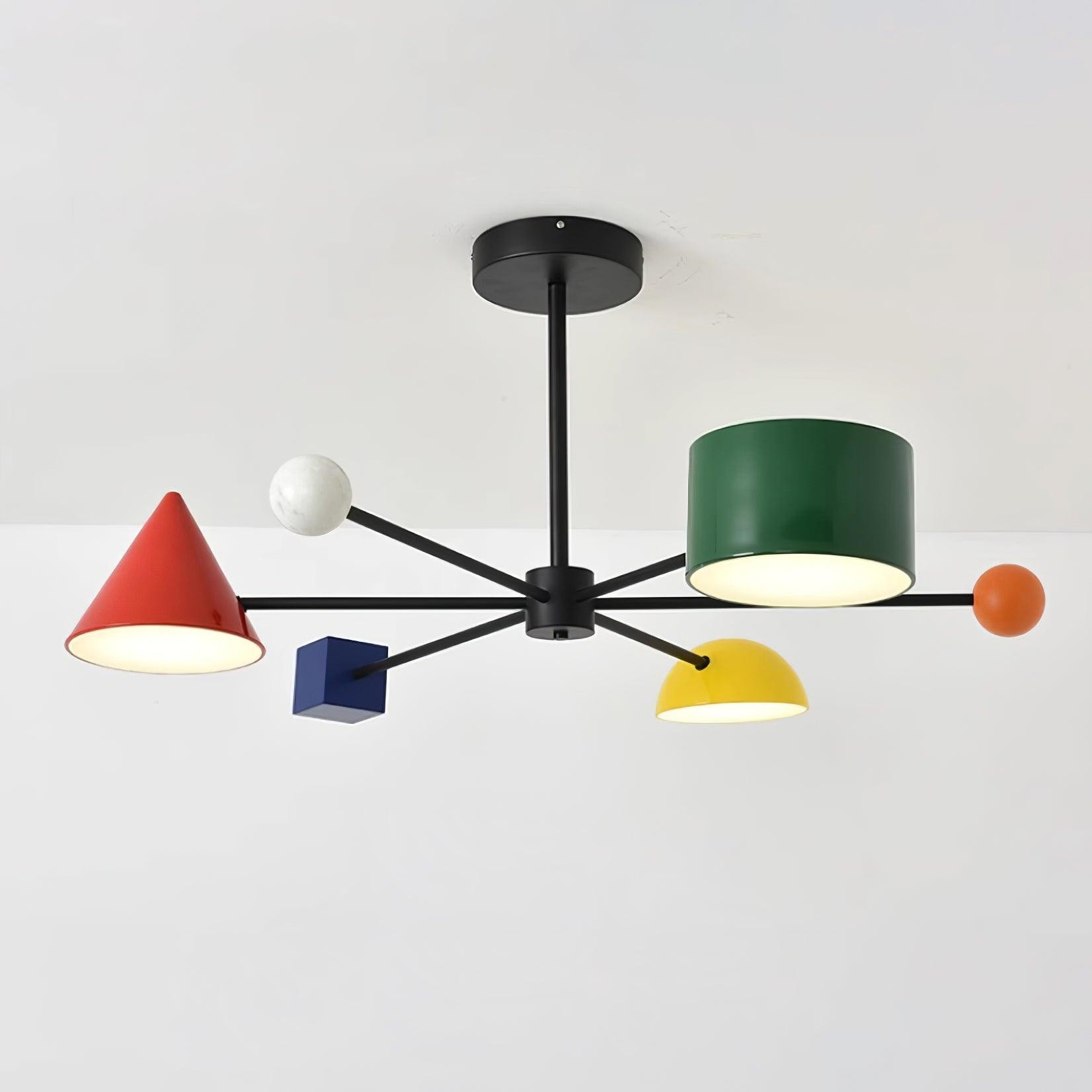 Geometric Colorful Ceiling Light M377