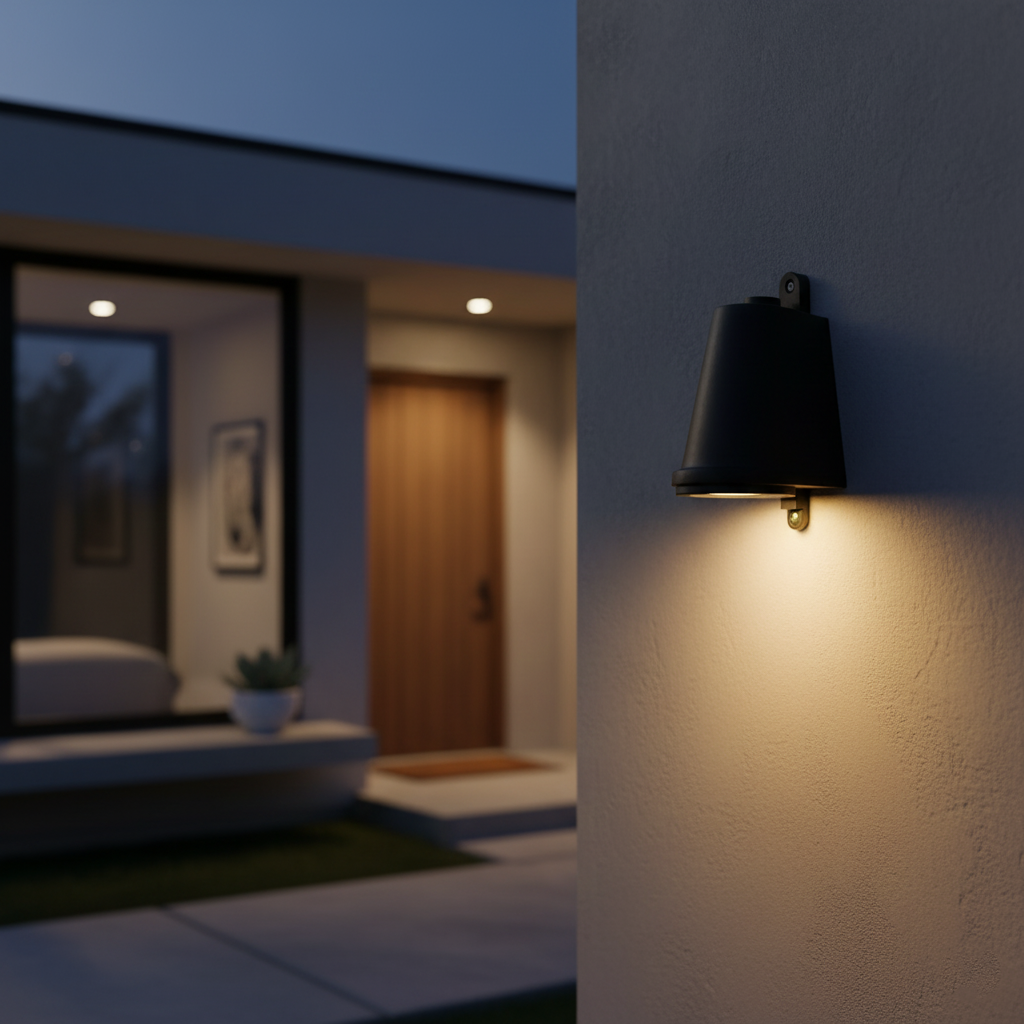 Industrial Metal Bell-Shaped IP65 Waterproof Outdoor Wall Light D876