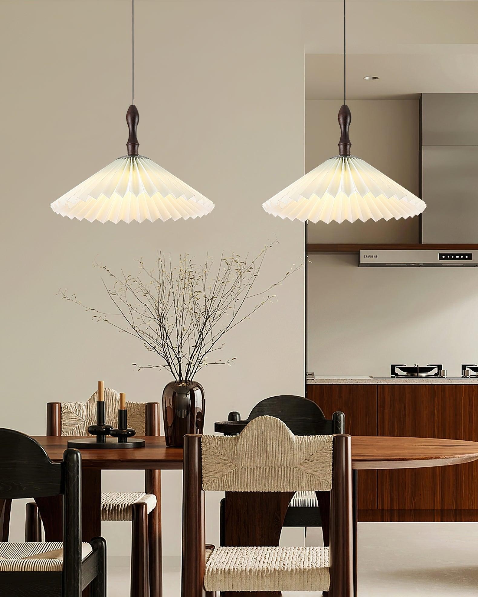 Simple White Flower Paper Pendant Lamp M67