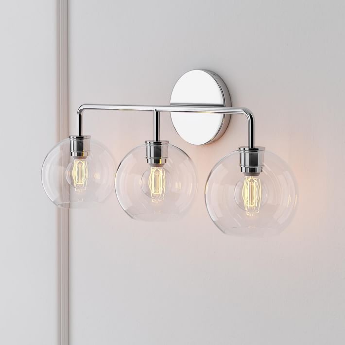 Selvion Artistic Globe Sconce Light - Handcrafted Glass Sculptural Wall Fixture T021