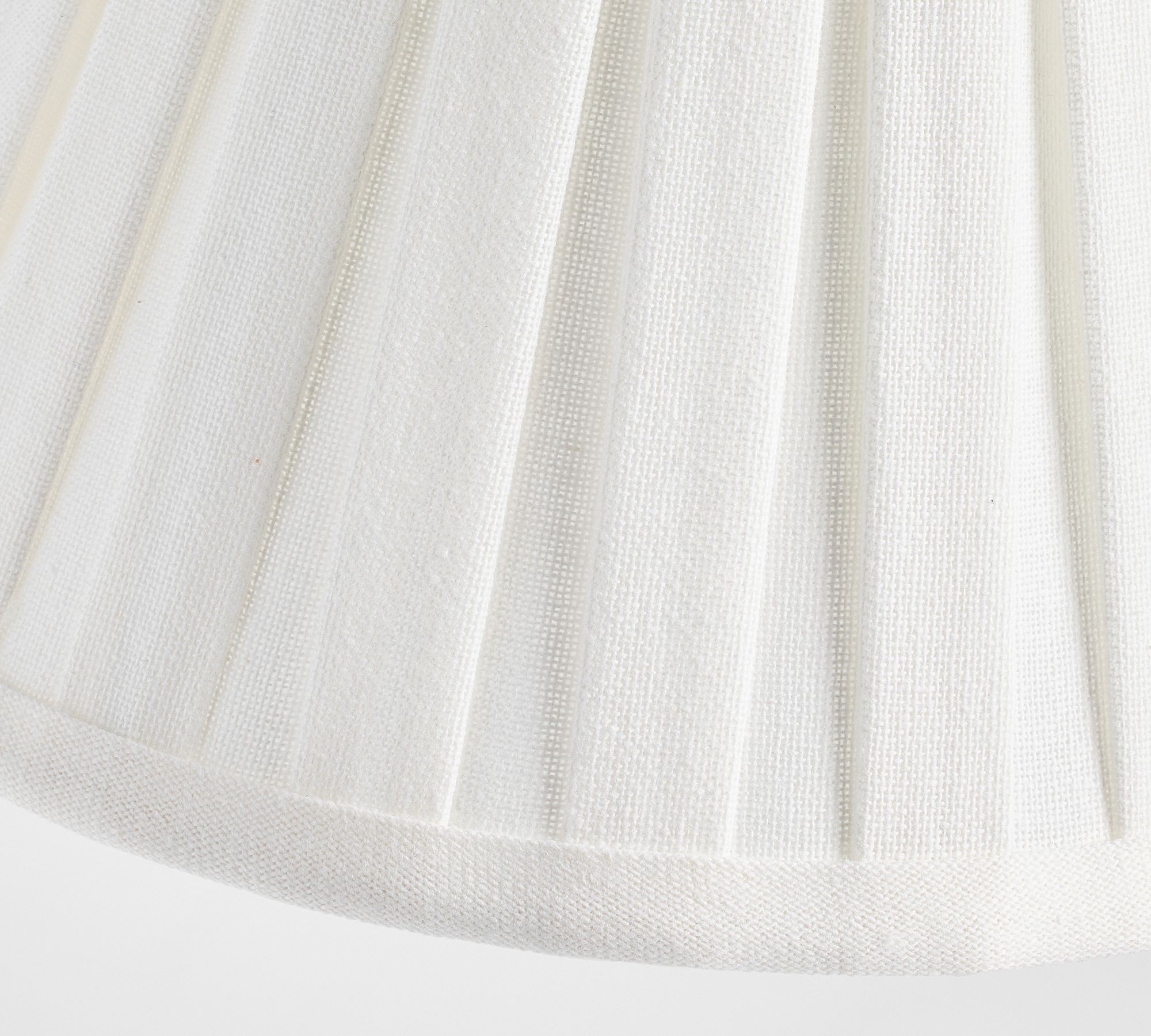 Luvora Brass Table Lamp - Textured Pleated Shade Light in Farmhouse Style T037