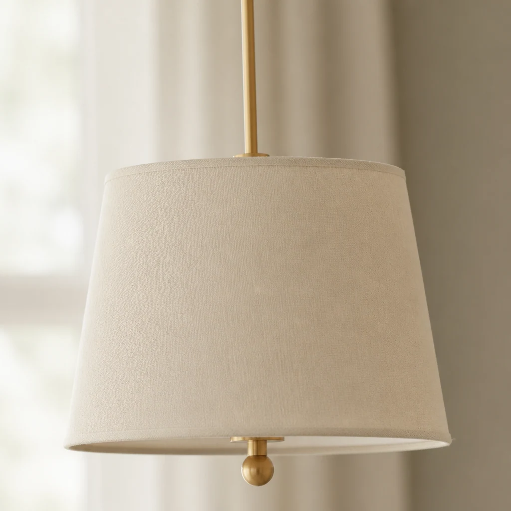 Zbliżenie materiałów lampy wiszącej House Cord D644