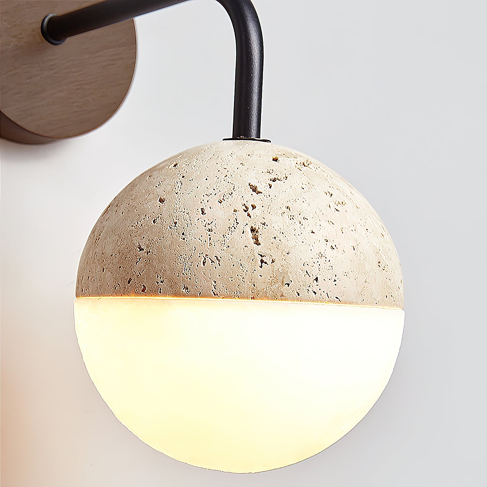Tia Travertine Wall Lamp D662