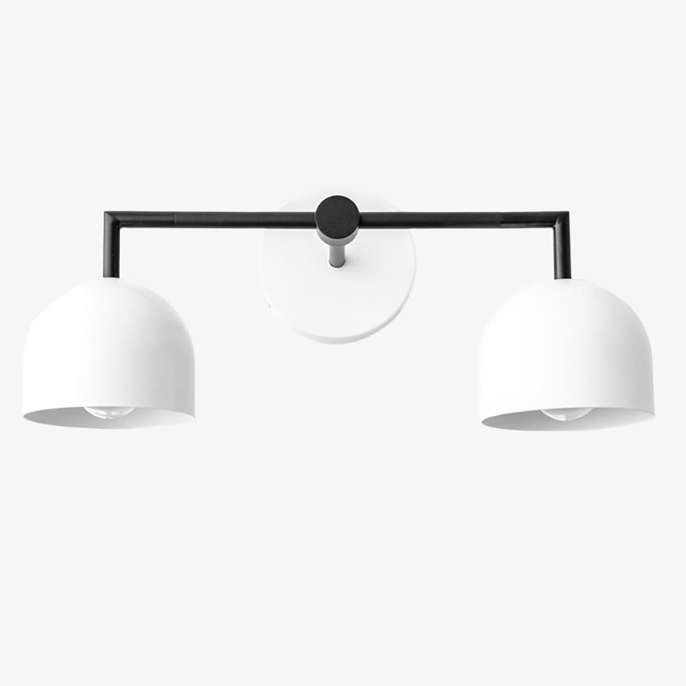 Metio Dome Farmhouse Vanity Wall Light Colorful Metal Sconce T450